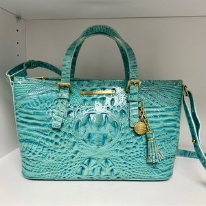 Brahmin mini Asher in Glossy Glass
